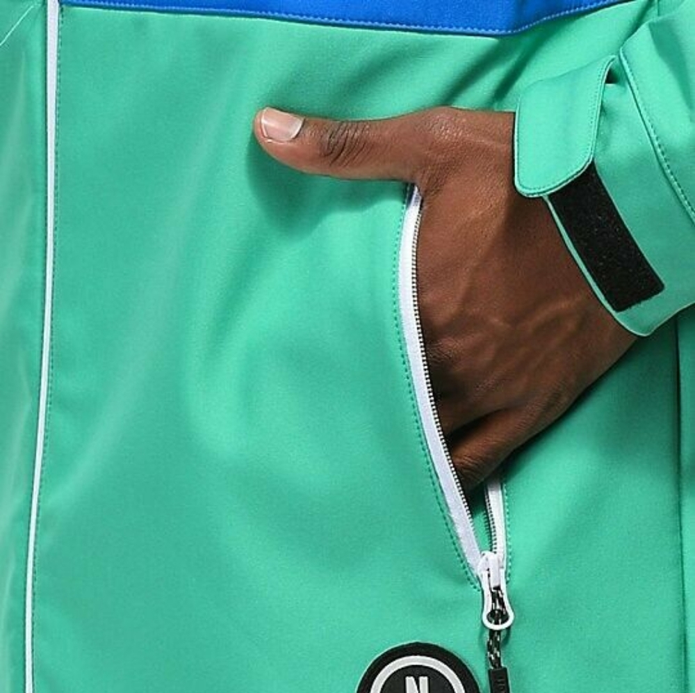 Neff Daily Blue & Teal 10K Softshell Jacket - Picture 4 of 8